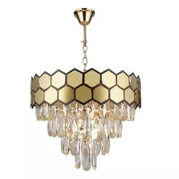 Люстра MD.1925-8-P FGD, 8x60Вт E27, цвет золото