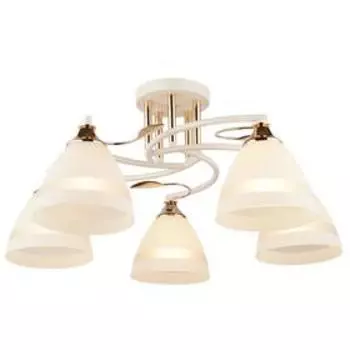 Люстра MD.2868-5-S WT+FGD, 5x60Вт E27, цвет белый