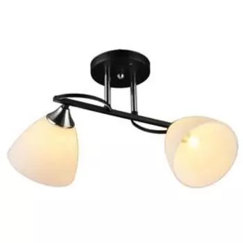 Люстра MD.2980-2-S BK+CH, 2x60Вт E27, цвет чёрный