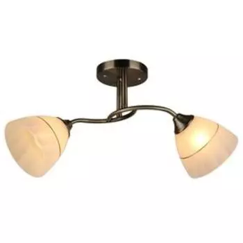 Люстра MD.3113-2-S AB, 2x60Вт E27, цвет бронза