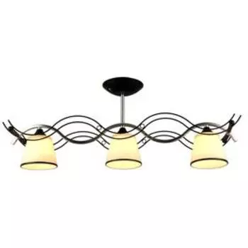 Люстра MD.3135-3-S WENGE+CH, 3x60Вт E27, цвет венге