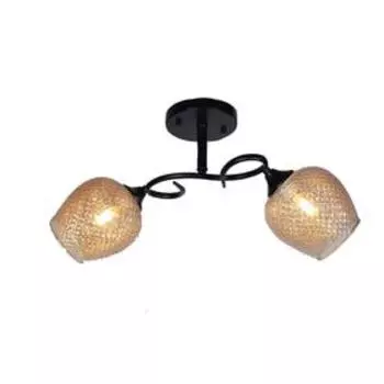 Люстра MD.3476-2-S BK, 2x60Вт E27, цвет чёрный