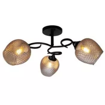 Люстра MD.3476-3-S BK, 3x60Вт E27, цвет чёрный