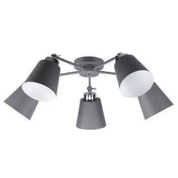 Люстра MD.9103-5-S GR+CH, 5x60Вт E27, цвет серый