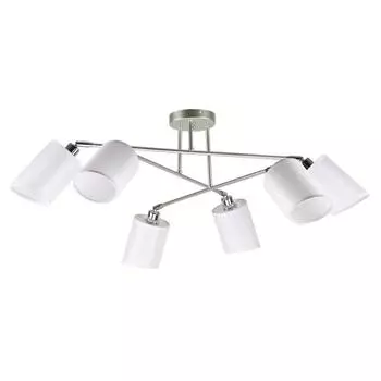 Люстра MD.9141-6-S GD+CH, 6x60Вт E14, цвет никель