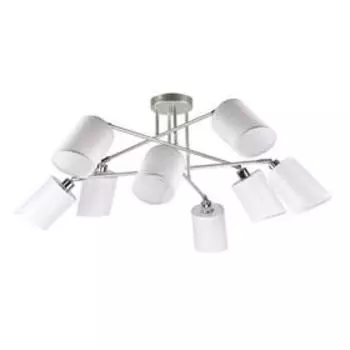Люстра MD.9141-8-S GD+CH, 8x60Вт E14, цвет никель