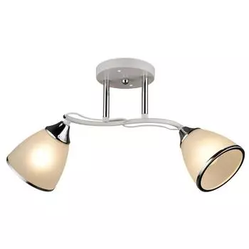 Люстра MD.QH-0042-2 WH, 2x60Вт E27, цвет белый