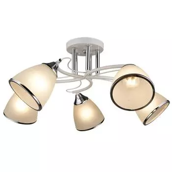 Люстра MD.QH-0042-5 WH, 5x60Вт E27, цвет белый