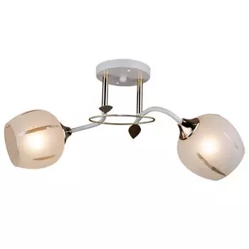 Люстра MD.QH-0055-2 WH, 2x60Вт E27, цвет белый