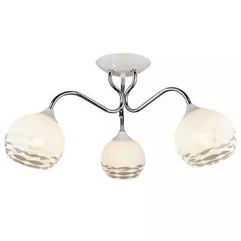 Люстра MD.QH-0074-3 CH, 3x60Вт E27, цвет хром