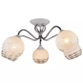 Люстра MD.QH-0074-5 CH, 5x60Вт E27, цвет хром