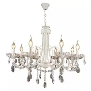 Люстра MD.QH-0076-8 WH, 8x60Вт E14, цвет белый