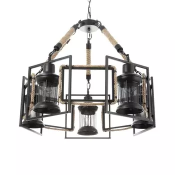 Люстра «Мейлед» 5хЕ27 черный 656528 см