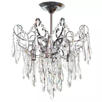 Люстра "Мелания" 4х40Вт Е14 хром 40х40х42,1см