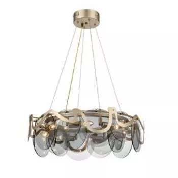 Люстра Melodia, 8x40Вт E14, цвет шампань