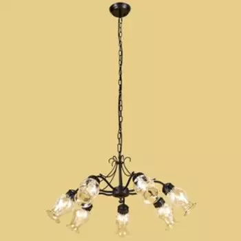 Люстра «Метафора» 7x60Вт E14 кофе 58x58x31 см