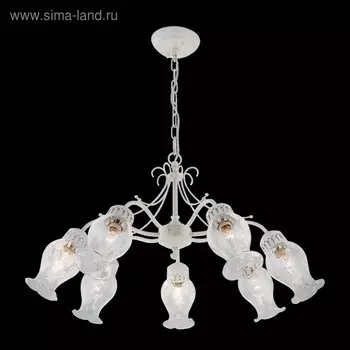 Люстра «Метафора», 7x60Вт E14, светлый 58x58x31 см