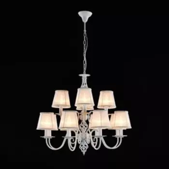 Люстра «Метеора», 12x60Вт E14, белый 64x64x170 см