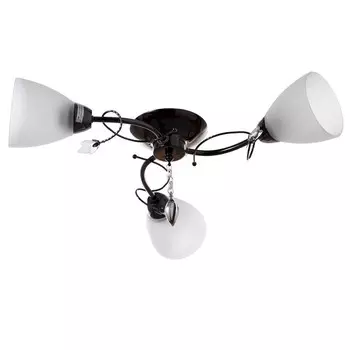 Люстра «Милана», 340 Вт E27, черный, 524517 см