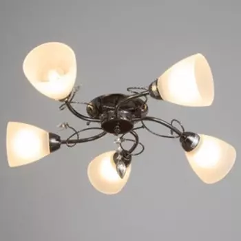 Люстра «Милана», 540 Вт E27, черный, 555317 см