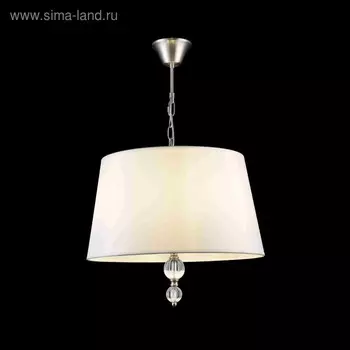 Люстра Milena 3x60Вт E14 никель