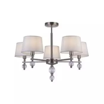 Люстра Milena 5x60Вт E14 никель