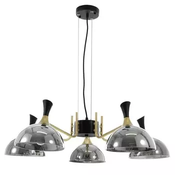 Люстра «Миранда» 5хЕ27 40 Вт золото черный 656525-145 см