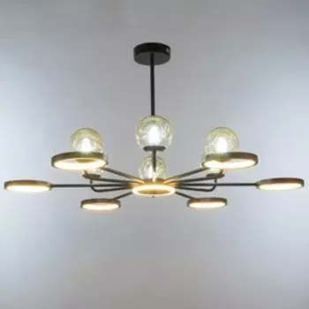 Люстра «Мирбис» 12хLEd=80 Вт 6хG9 черный 12012059 см BayerLux