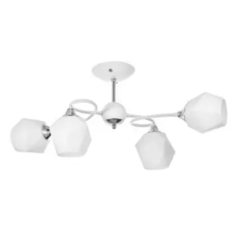 Светильник потолочный BayerLux «Миссури», люстра 4хЕ27, 40 Вт, белый, 71х36х29 см