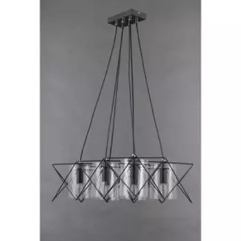 Люстра «Модесто», 40Вт, E14, цвет черный, хром