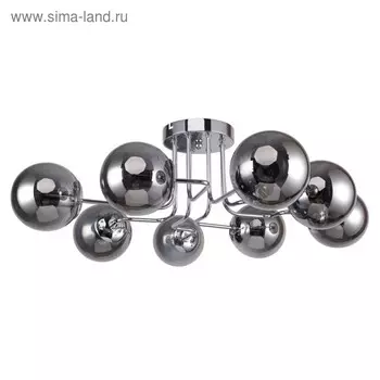 Люстра Modestus, 8x40Вт E14, цвет хром