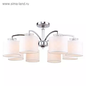 Люстра Modum, 8x40Вт E14, цвет хром