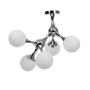 Люстра «Молекула» 5хЕ27 хром 605552 см