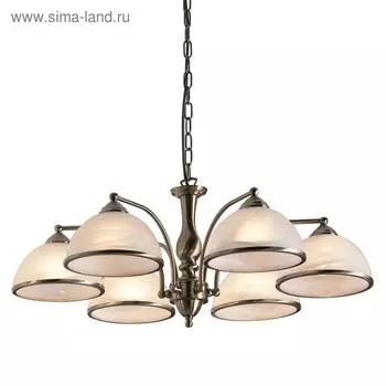 Люстра «Молли» 6x75Вт E27 бронза 54x23x20 см