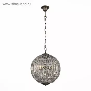 Люстра подвесная St Luce. SL226.303.05. Mondo. 5х40 Вт, E14, 40х40х53 см, цвет бронза