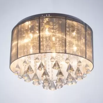 Люстра Моника 6хЕ14 40Вт серебро 45х45х32 см