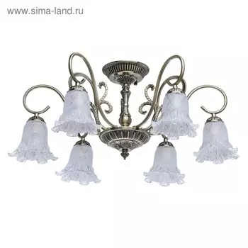 Люстра "Моника" 6x60Вт E14 античная бронза
