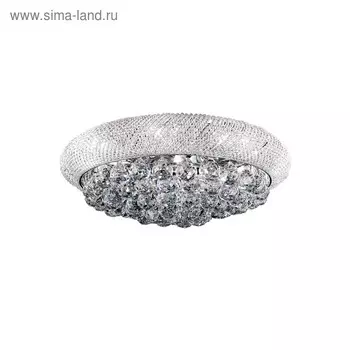 Люстра MONILE 9х40Вт E14 хром 50x20см