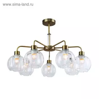 Люстра Monto, 7x40Вт E27, цвет коричневый