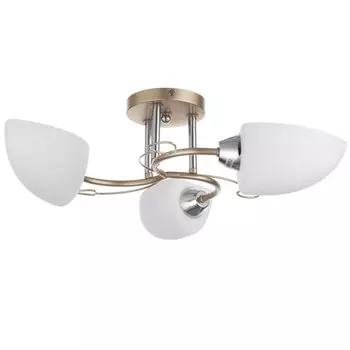 Люстра "Море" 3х60Вт Е14 золото 52х52х17см SVK