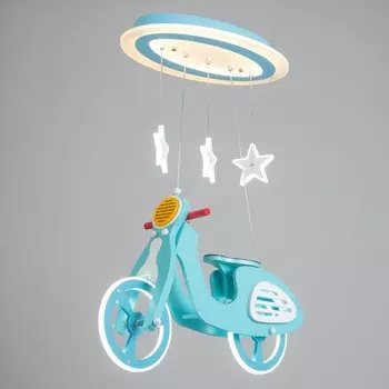 Люстра «Мотоцикл» LED 54 Вт 4000К голубой 572368 см BayerLux