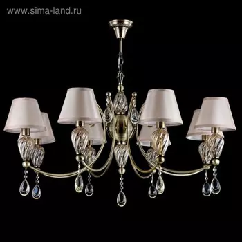 Люстра Murano 8x40Вт E14 античная бронза