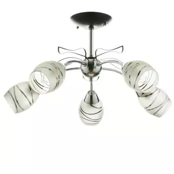 Люстра Светогор «Музыка» 560 Вт Е27 черный/хром