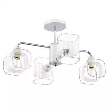 Люстра на штанге Citilux «Бертон» CL140140 49х45х30,5 см, 4х60Вт, E14, цвет светлый