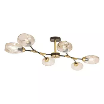 Люстра на штанге Citilux «Монтана» CL117165 96х57х19,5 см, 6х40Вт, E14, цвет черный