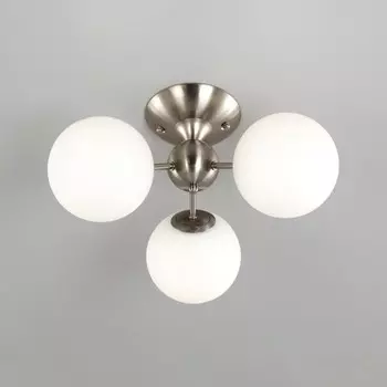 Люстра на штанге Citilux «Томми» CL102134 46х46х23,5 см, 3х40Вт, E14, цвет серый