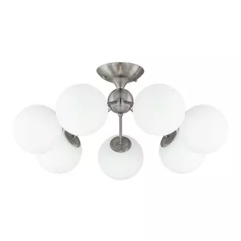 Люстра на штанге Citilux «Томми» CL102174 66,5х66,5х26 см, 7х40Вт, E14, цвет серый