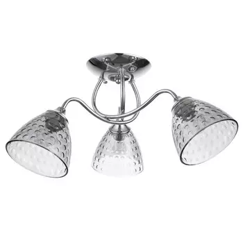 Люстра "Надежда" 3х60Вт Е27 хром 60х60х24см