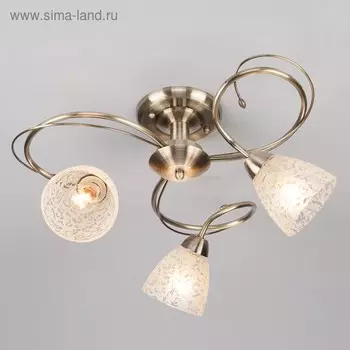 Люстра Natalie 3x60Вт E14 бронза