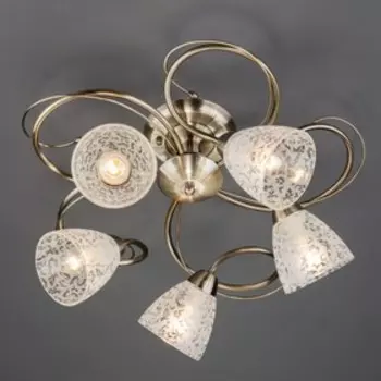 Люстра Natalie 5x60Вт E14 бронза